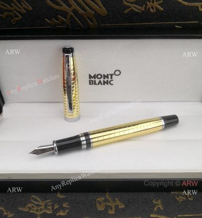 Wholesale Copy Mont blanc Writers Edition GOLD Fountain Pen